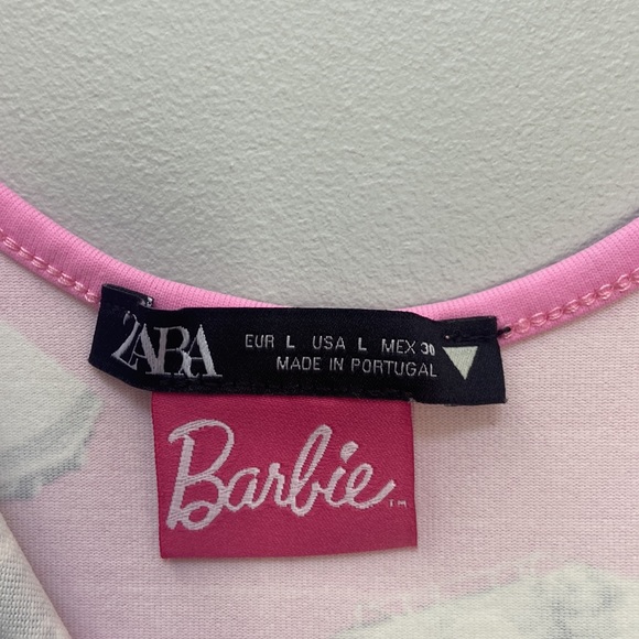 ❗️SOLD❗️Zara Barbie Pink Bodysuit Size L - Picture 6 of 10